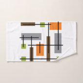 Mid Century Modern Cubicle Art Handdoek (Handdoek)