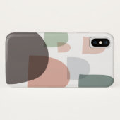 Mid Century Modern design iPhone X Hoesje (Achterkant (horizontaal))