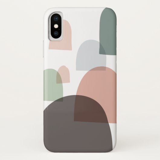 Mid Century Modern design iPhone X Hoesje (Achterkant)