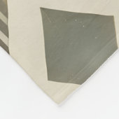 Mid-Century Modern Diamonds Fleece Deken (Hoek)