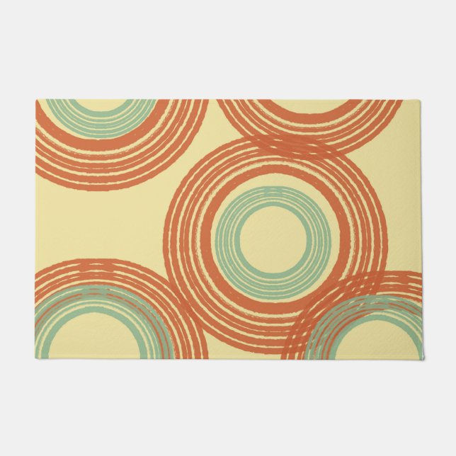 Mid Century Modern Doormat Deurmat (Voorkant)