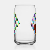 Mid Century Modern Eagle Blikvorm Glas (Rechts)