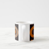 Mid-Century Modern Fall Geometric   Espresso Kop (Achterkant)