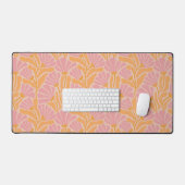 Mid Century Modern Floral Pattern Bureaumat (Keyboard & Muis)
