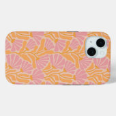 Mid Century Modern Floral Pattern Case-Mate iPhone Case (Achterkant (horizontaal))