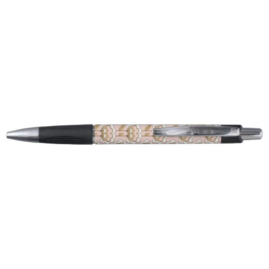 Mid-Century Modern Floral Pattern Pen (Achterkant)