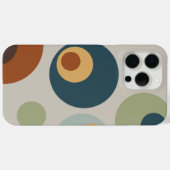 Mid Century Modern Fun Circles Case-Mate iPhone Case (Achterkant (horizontaal))