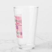 Mid Century Modern Geometric 13 Glas (Links)