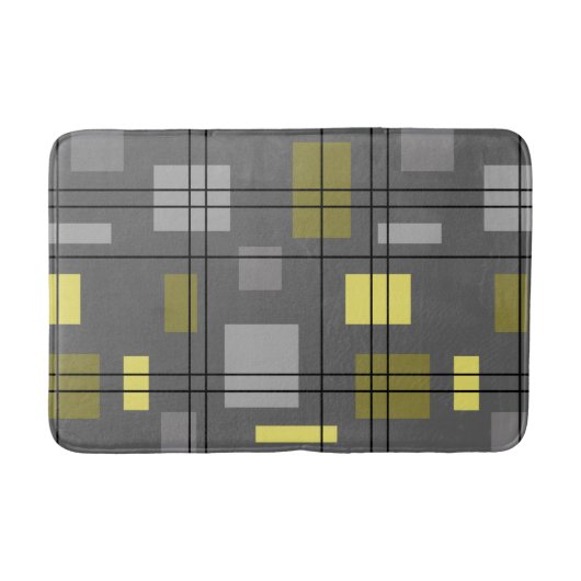 Mid Century Modern Geometric 4 Badmat (Voorkant)