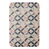 Mid Century Modern Geometric Abstract Pattern Badmat (Voorkant Verticaal)