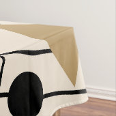 Mid Century Modern Geometric Abstract Tafelkleed (Voorbeeld)