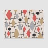 Mid Century Modern Geometric Abstract Tissuepapier (Voorkant)