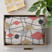 Mid Century Modern Geometric Abstract Tissuepapier (Geschenk)