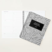 Mid Century Modern Geometric Black White (Devant avec enveloppe)