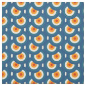 Mid-Century Modern Geometric Funky Circle Pattern Stof (Swatch)