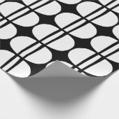 Mid Century Modern Geometric Pattern Cadeaupapier (Hoek)