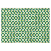 Mid-Century Modern geometrisch groen Tafelkleed (Voorkant (Horizontaal))