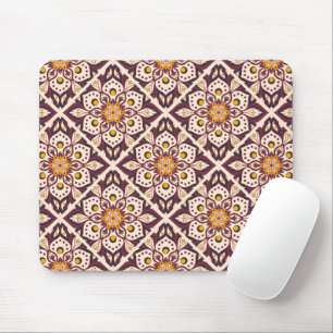 Mid-Century Modern Geometrisch Patroon – Retro Abs Muismat