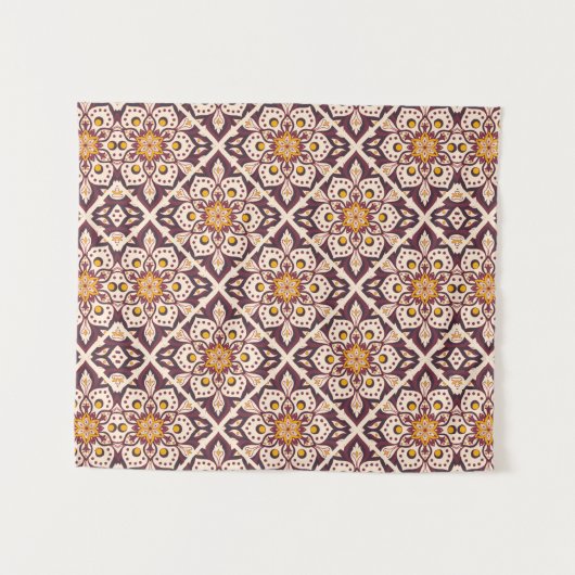 Mid-Century Modern Geometrisch Patroon – Retro Abs Wandkleed (Voorkant (horizontaal))