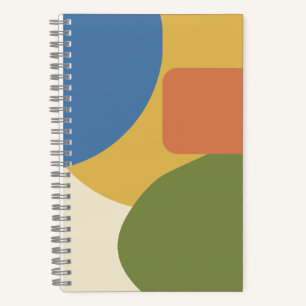 Mid Century Modern geometrisch patroon - Retro jar Notitieboek