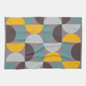 Mid-Century Modern Gold Moon Horizon Theedoek (Horizontaal)