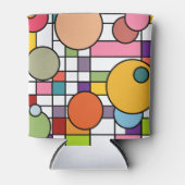 Mid-Century Modern Grid Foam Koelbox Blikjeskoeler (Voorkant)