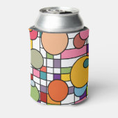 Mid-Century Modern Grid Foam Koelbox Blikjeskoeler (Blikje Achterkant)