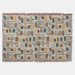 Mid Century Modern Groovy Gooi Deken
