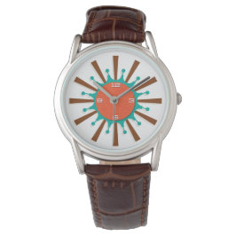 Mid-Century Modern horloge - Grafische spaken