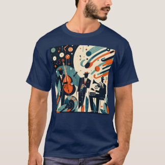 Mid Century Modern Jazz Age Trio T-shirt