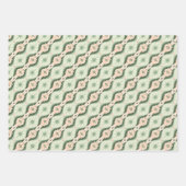  Mid-Century Modern Kerstversiering Inpakpapier Vel (Voorkant 2)