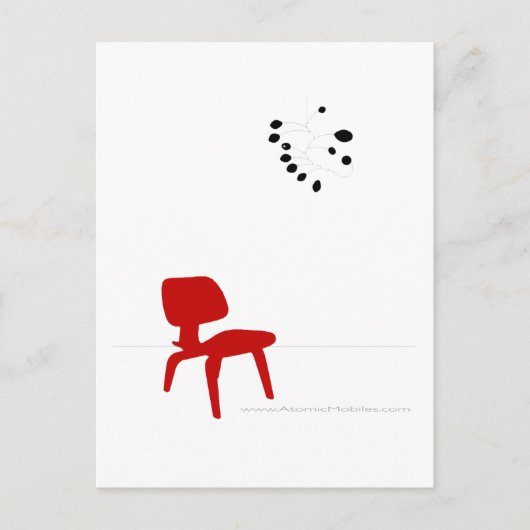 Mid Century Modern Love Briefkaart (Voorkant)