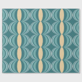 Mid Century Modern Melon Pattern Cadeaupapier (Vlak)
