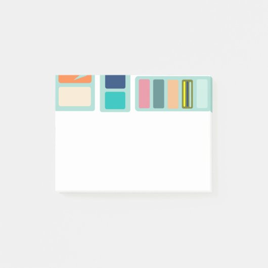 Mid-Century Modern Mix-up Post-it® Notes (Voorkant)