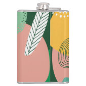 Mid Century Modern No. 1 Pocket Flask Heupfles (Achterkant)