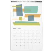 Mid Century Modern Original Art Retro Kalender (Mar 2026)