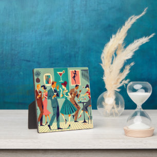 Mid Century Modern Party De Martini Dans Fotoplaat
