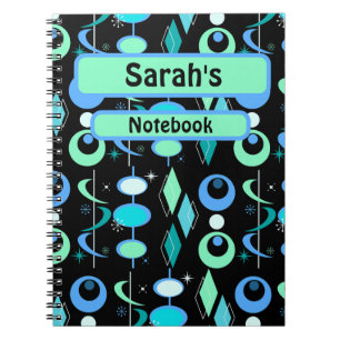 Mid Century Modern Patroon Notitieboek