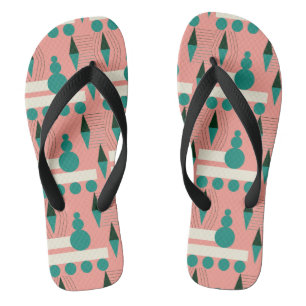 MID CENTURY MODERN Patroonpatroon Teenslippers