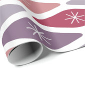 Mid-Century Modern Pattern Cadeaupapier (Rol Hoek)