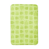Mid Century Modern Pattern Chartreuse Badmat (Voorkant Verticaal)