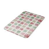 Mid Century Modern Pattern Christmas Badmat (Gekanteld)