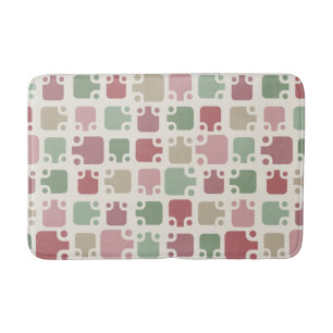 Mid Century Modern Pattern Christmas Badmat