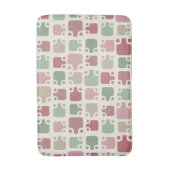 Mid Century Modern Pattern Christmas Badmat (Voorkant Verticaal)
