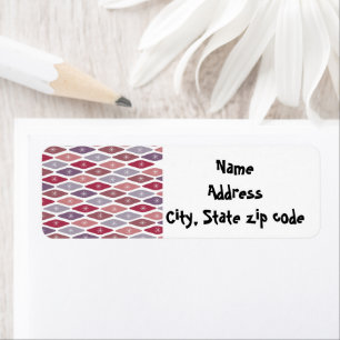 Mid-Century Modern Pattern Etiket