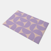 Mid Century Modern Pattern Lavender Deurmat (Schuin)