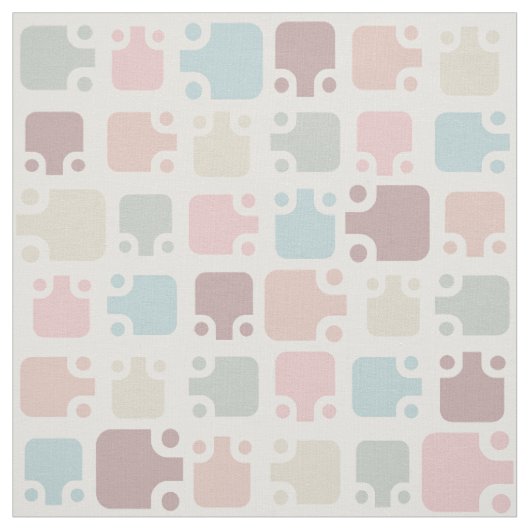 Mid Century Modern Pattern Pastel Stof (Swatch)