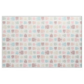 Mid Century Modern Pattern Pastel Stof (Fat Quarter)