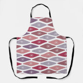 Mid-Century Modern Pattern Schort (Voorkant)