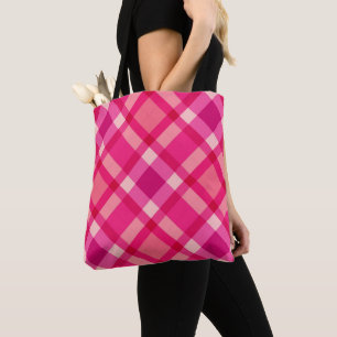 Mid-Century Modern Pset, Fuchsia Pink en Wine Draagtas